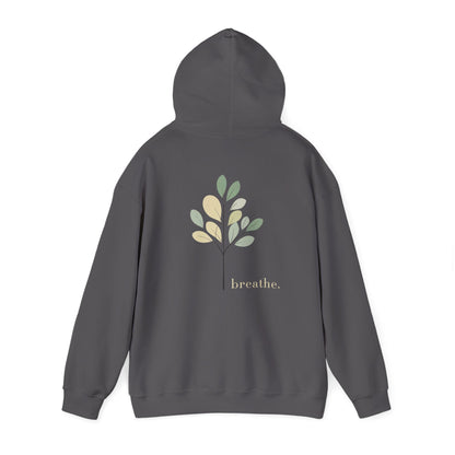 Charcoal | Breathe Hoodie, back view 2