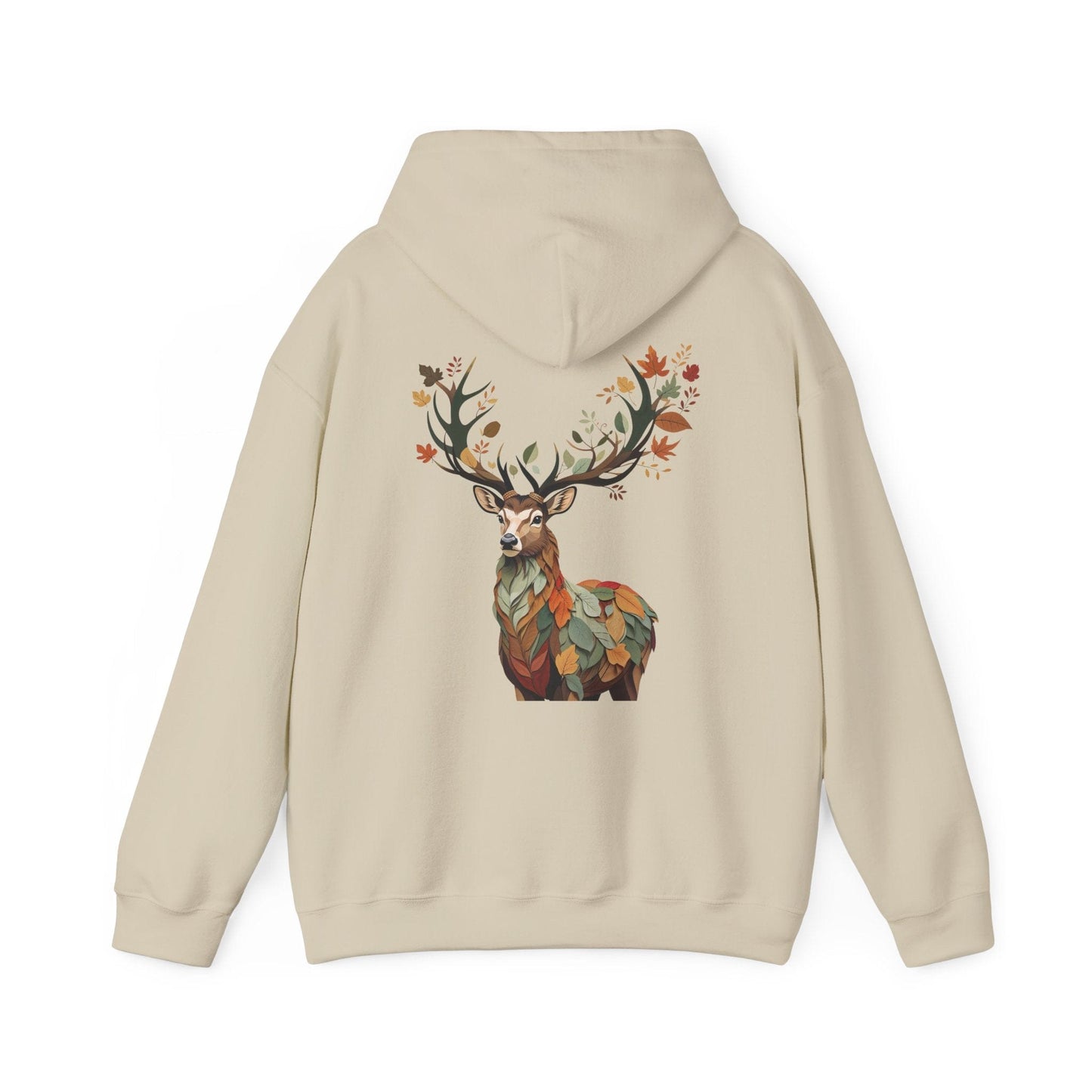 Black | Nature`s Guardian Hoodie, back design view