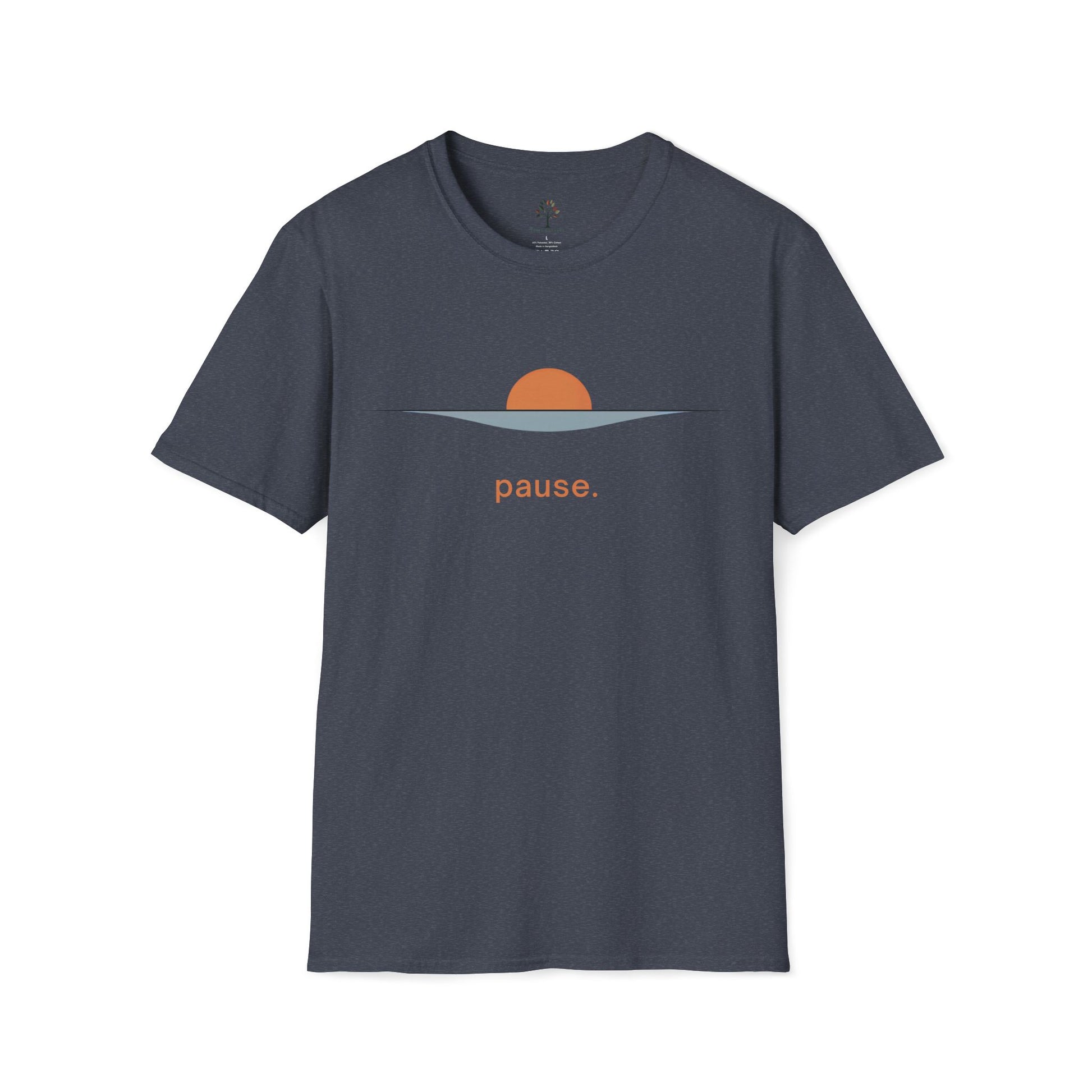Heather Navy | Pause, front view