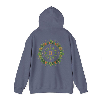Heather Navy | Celestial Growth Hoodie, back view 2