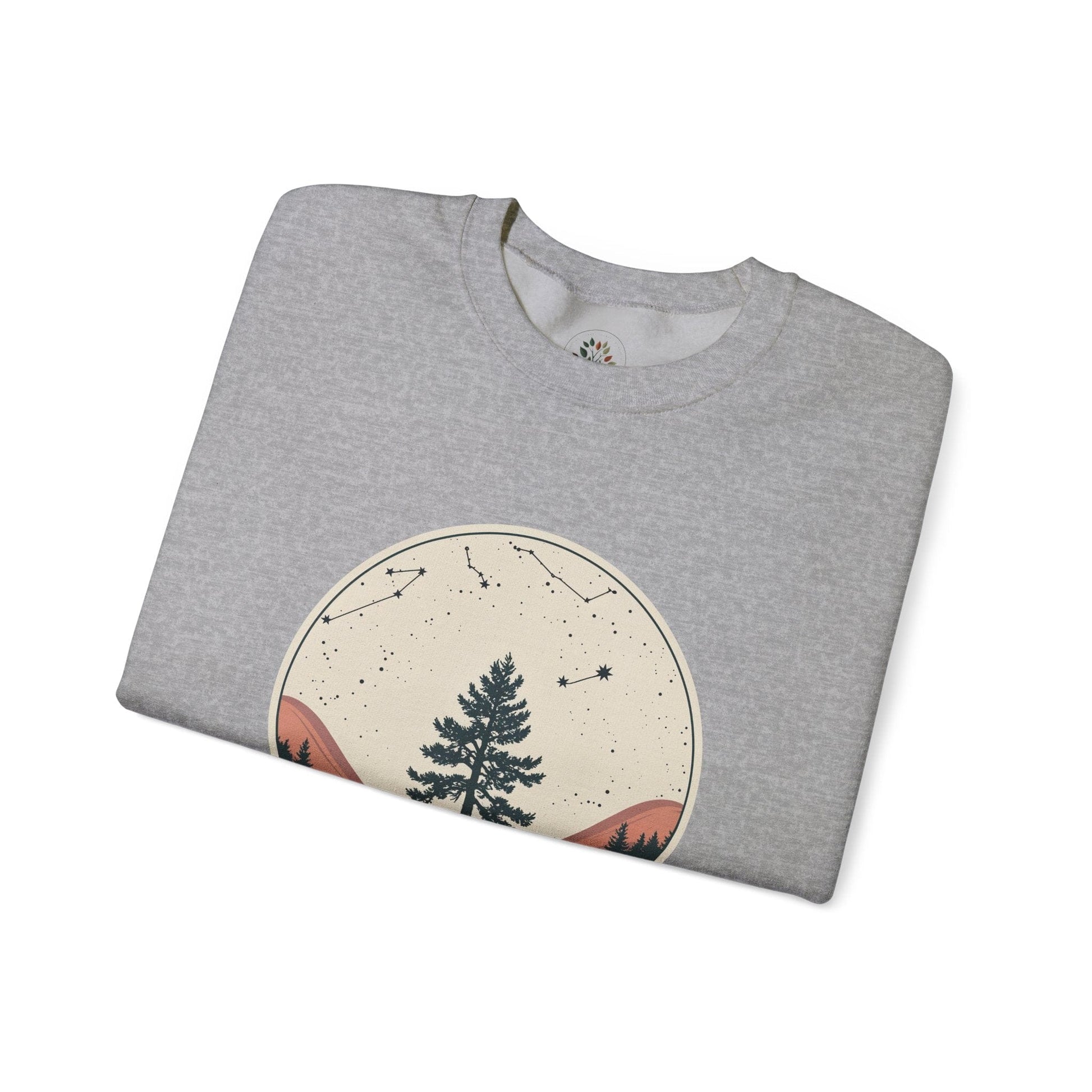 Sport Grey | Rooted in Stars Sweatshirt, folded view