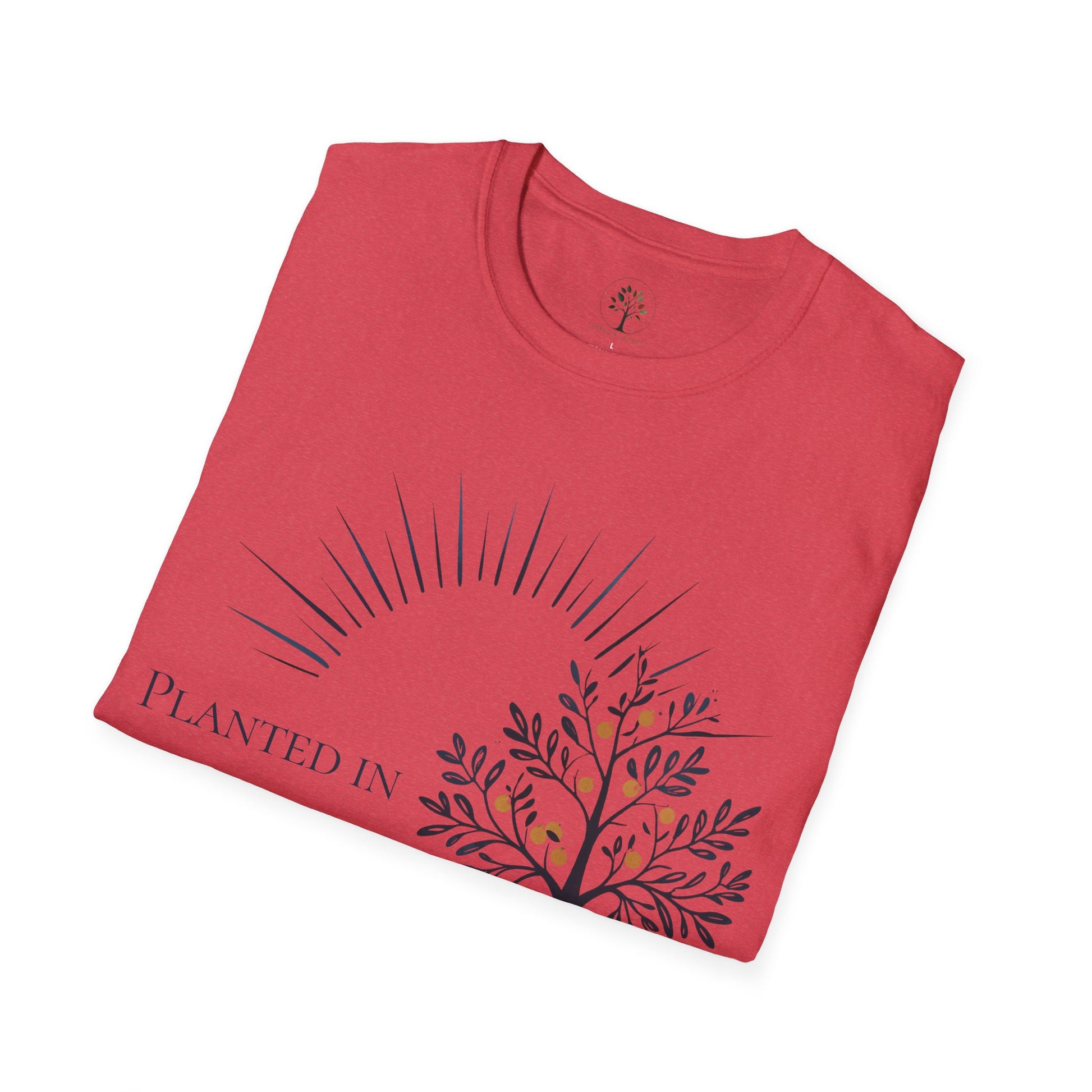 Heather Red | Planted in Love, folded view