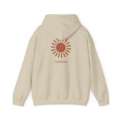Sand | Solstice Hoodie, back design view