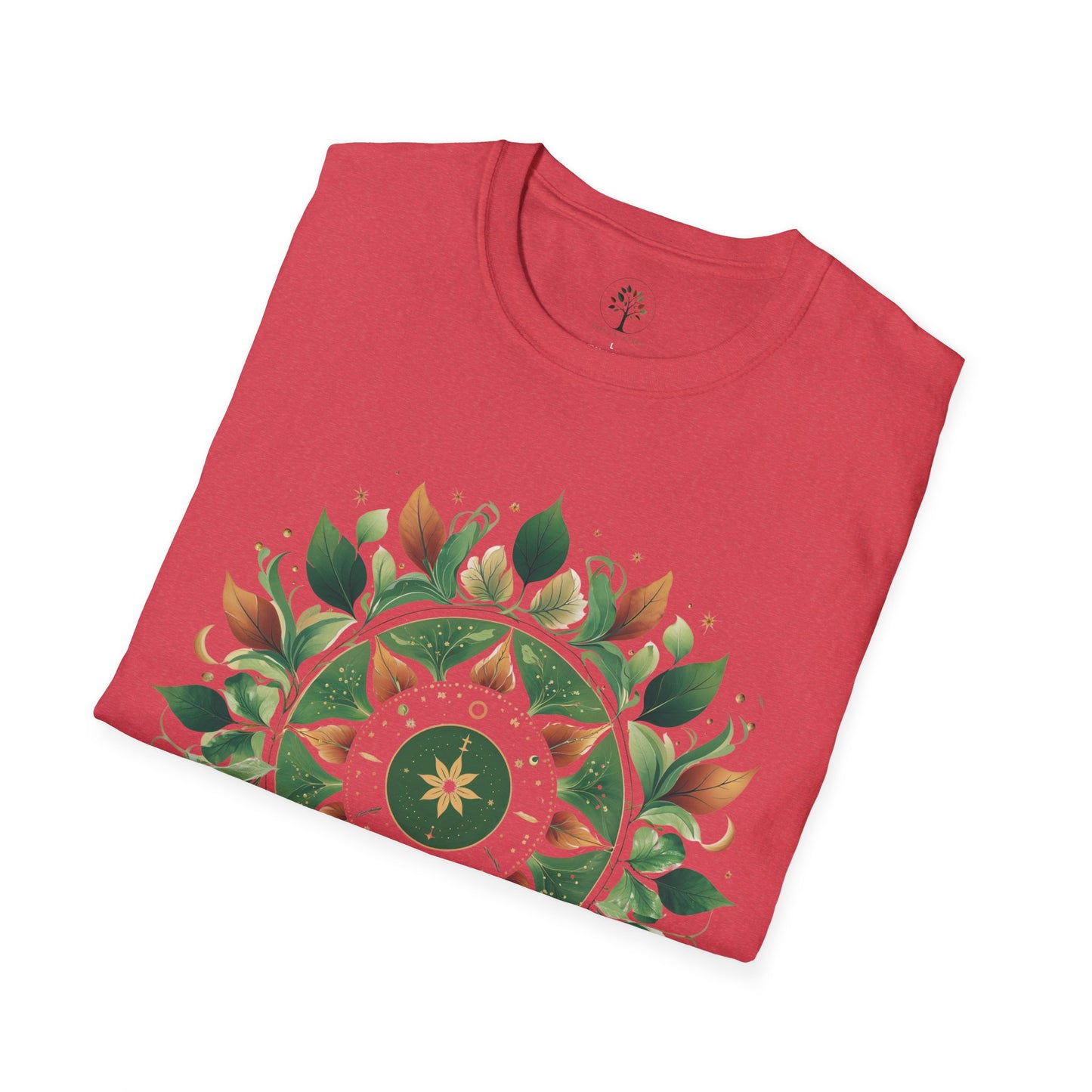Heather Red | Grounded in Green, folded view