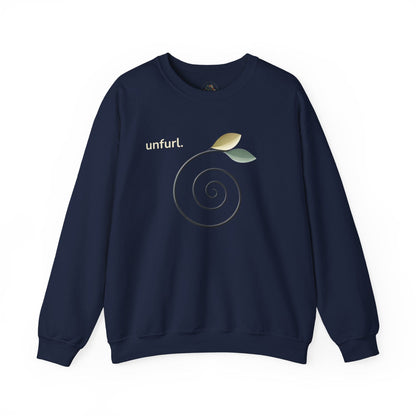 Navy | Unfurl Sweatshirt, front view