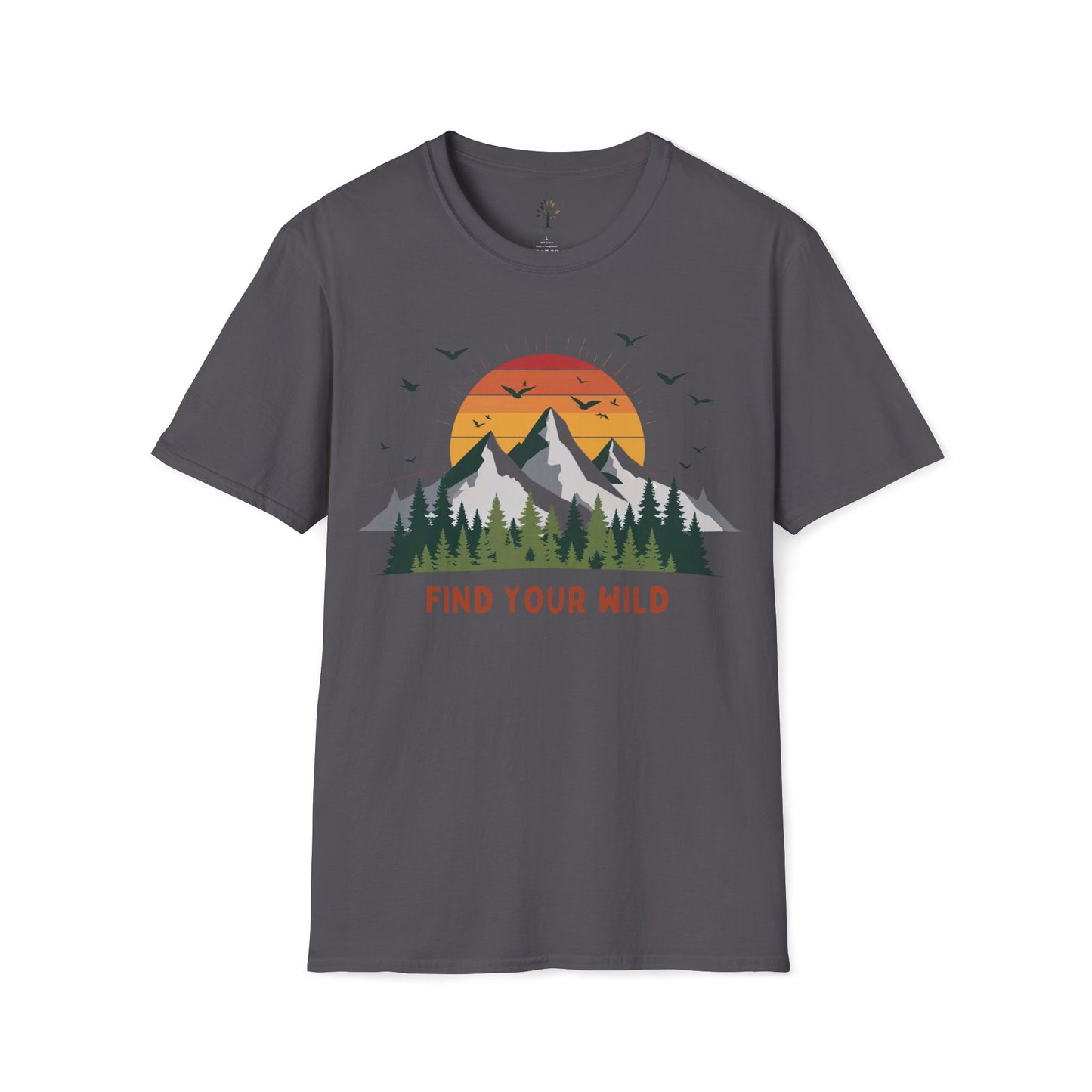 Charcoal | Find Your Wild, front view