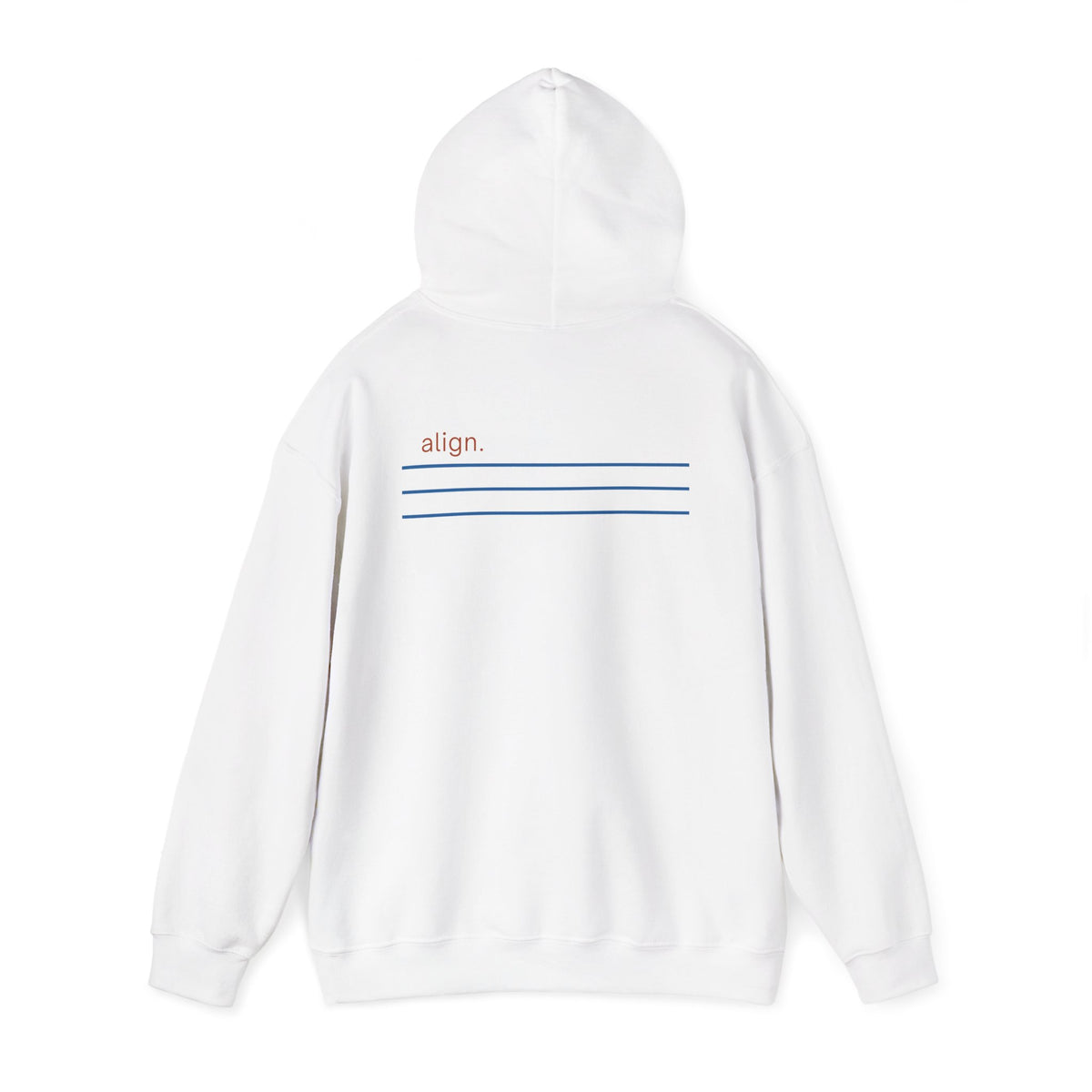 White | Align Hoodie, back view 2