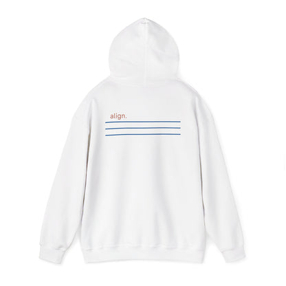White | Align Hoodie, back view 2