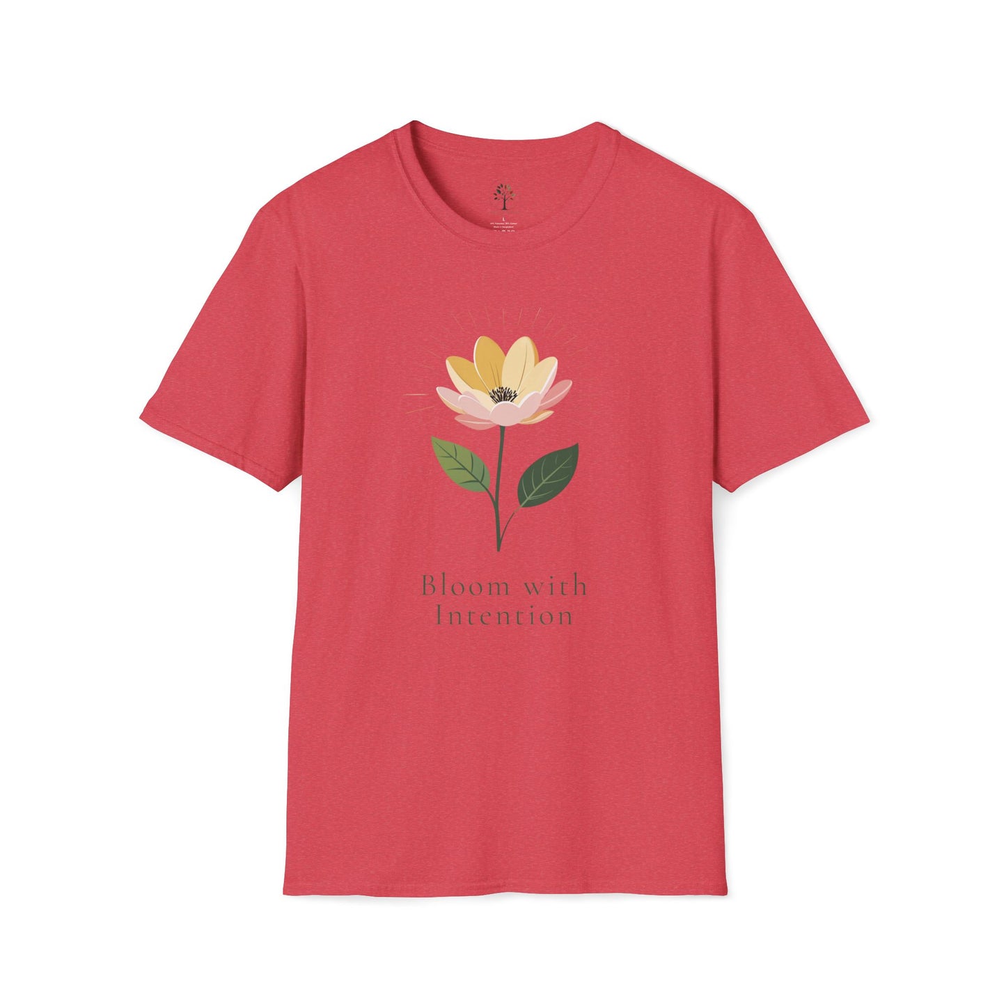 Heather Red | Bloom with Intention, front view