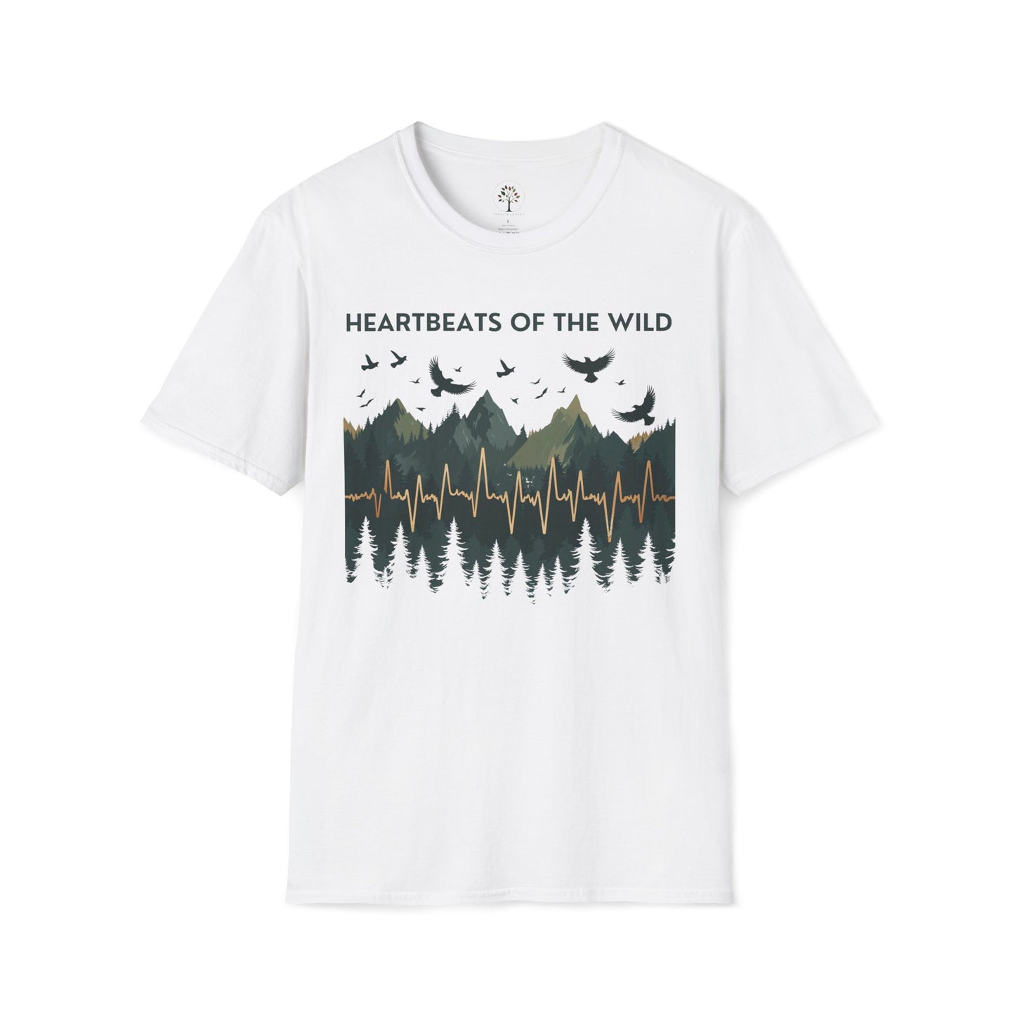 White | Heartbeats of the Wild, front view