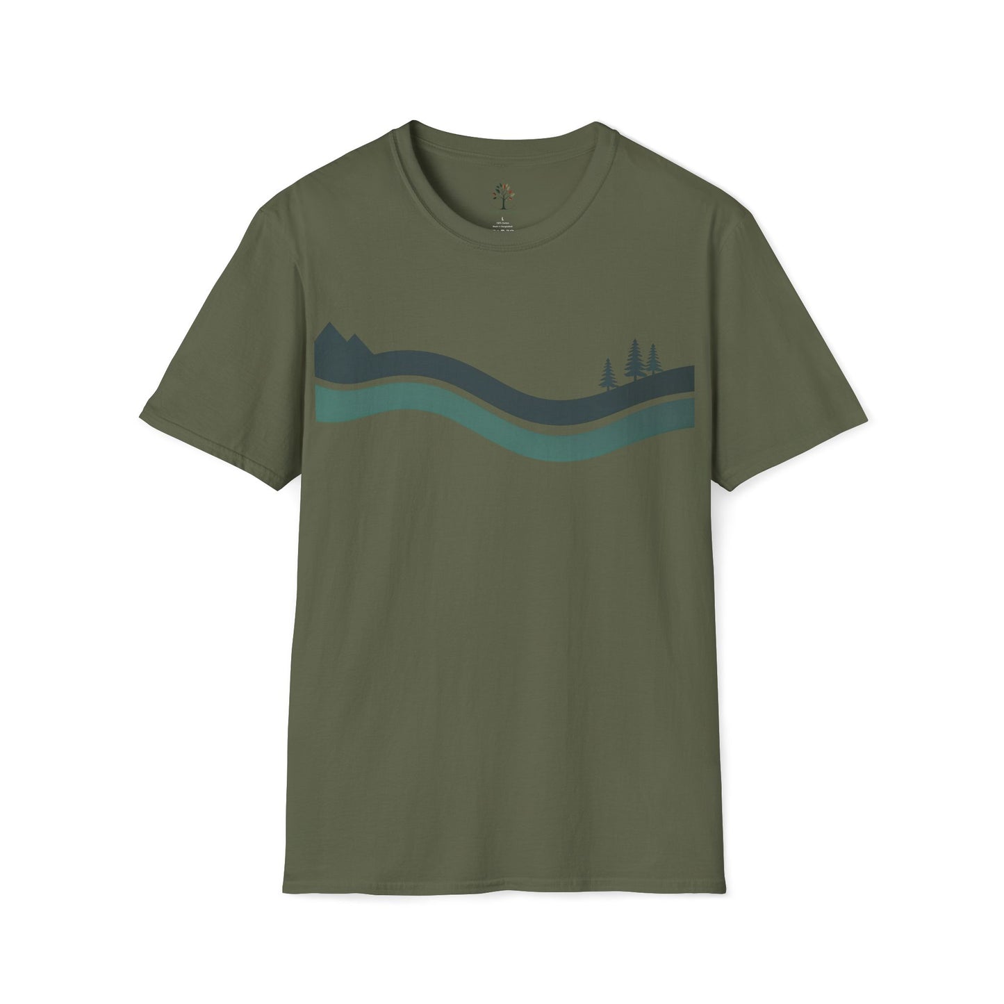 Military Green | River, front view