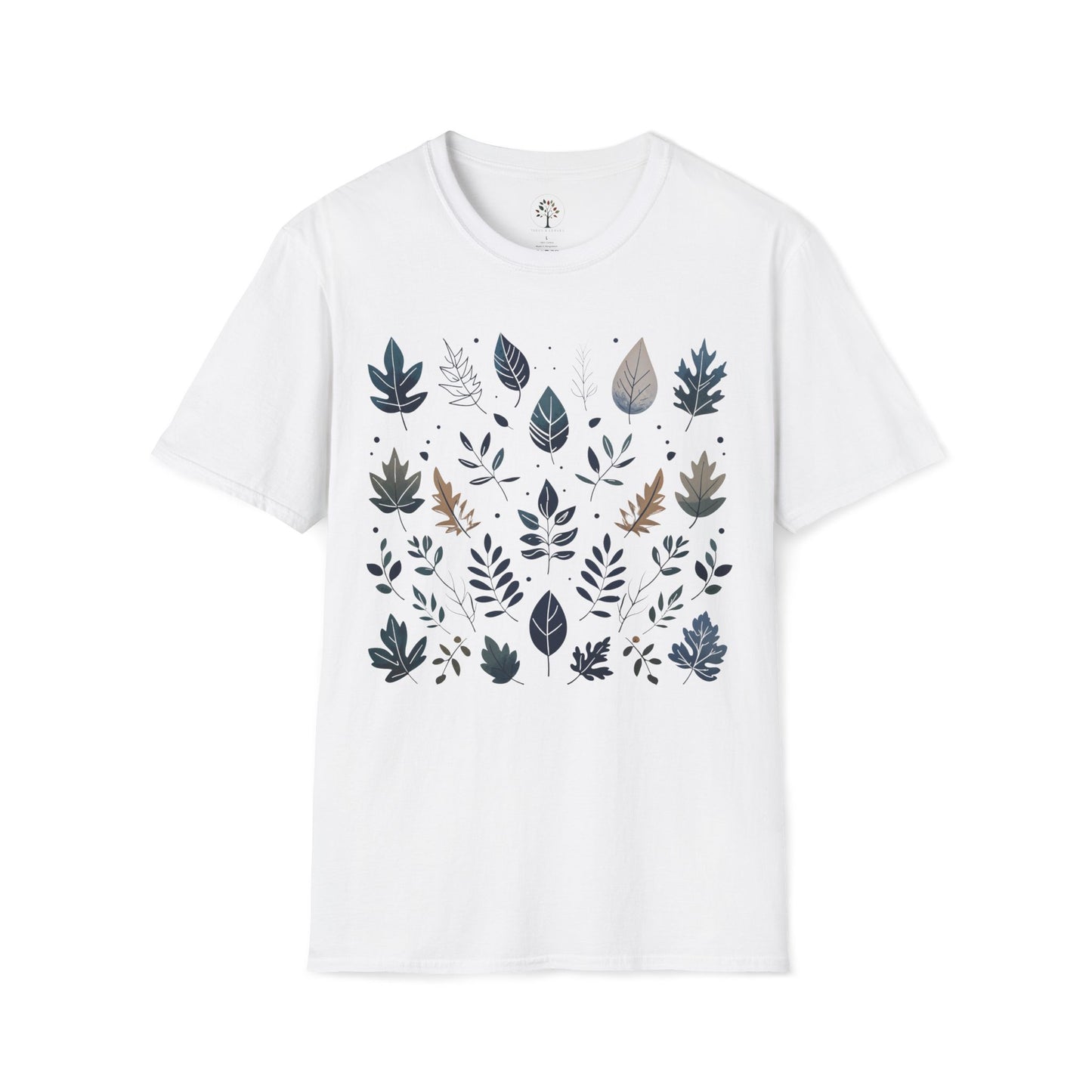 White | Botanical Harmony, front view