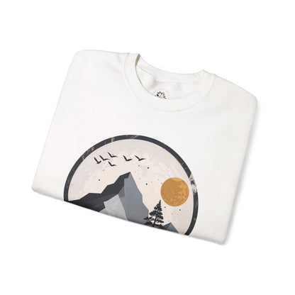 White | Whispering Heights Sweatshirt, folded view