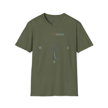 Military Green | Nature Is My Compass, front view