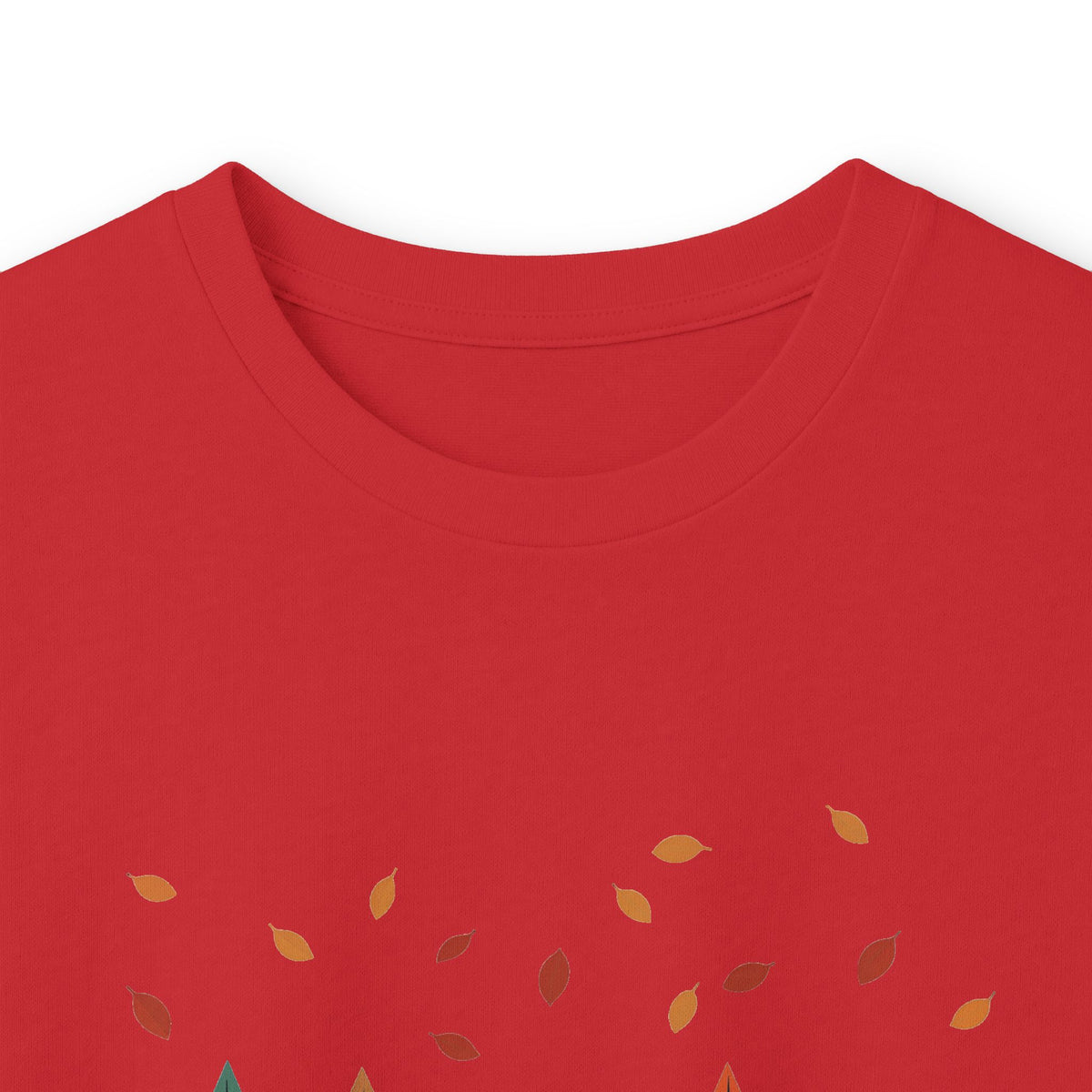 Red | Horizon Fall Long Sleeve Tee, folded view