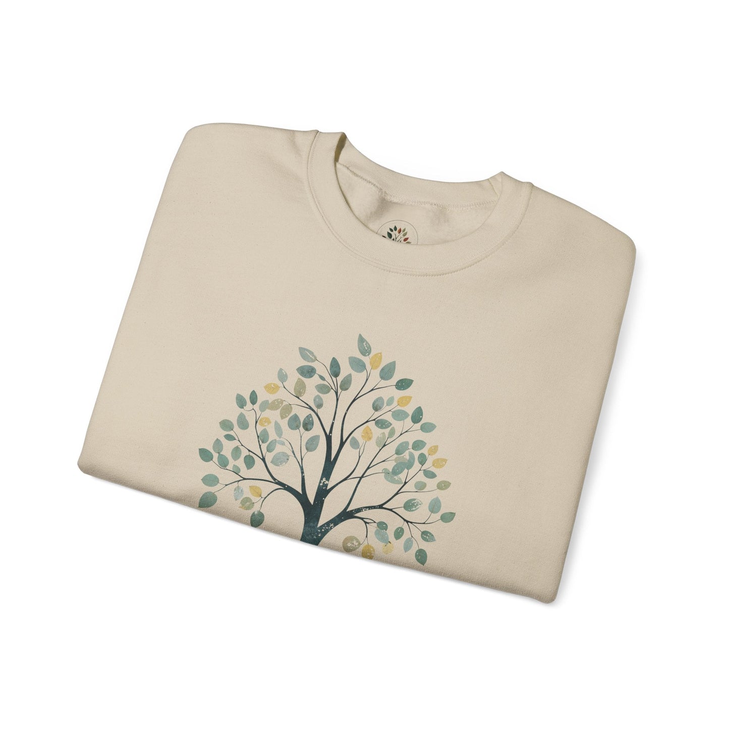Sand | The Story Tree Sweatshirt, folded view