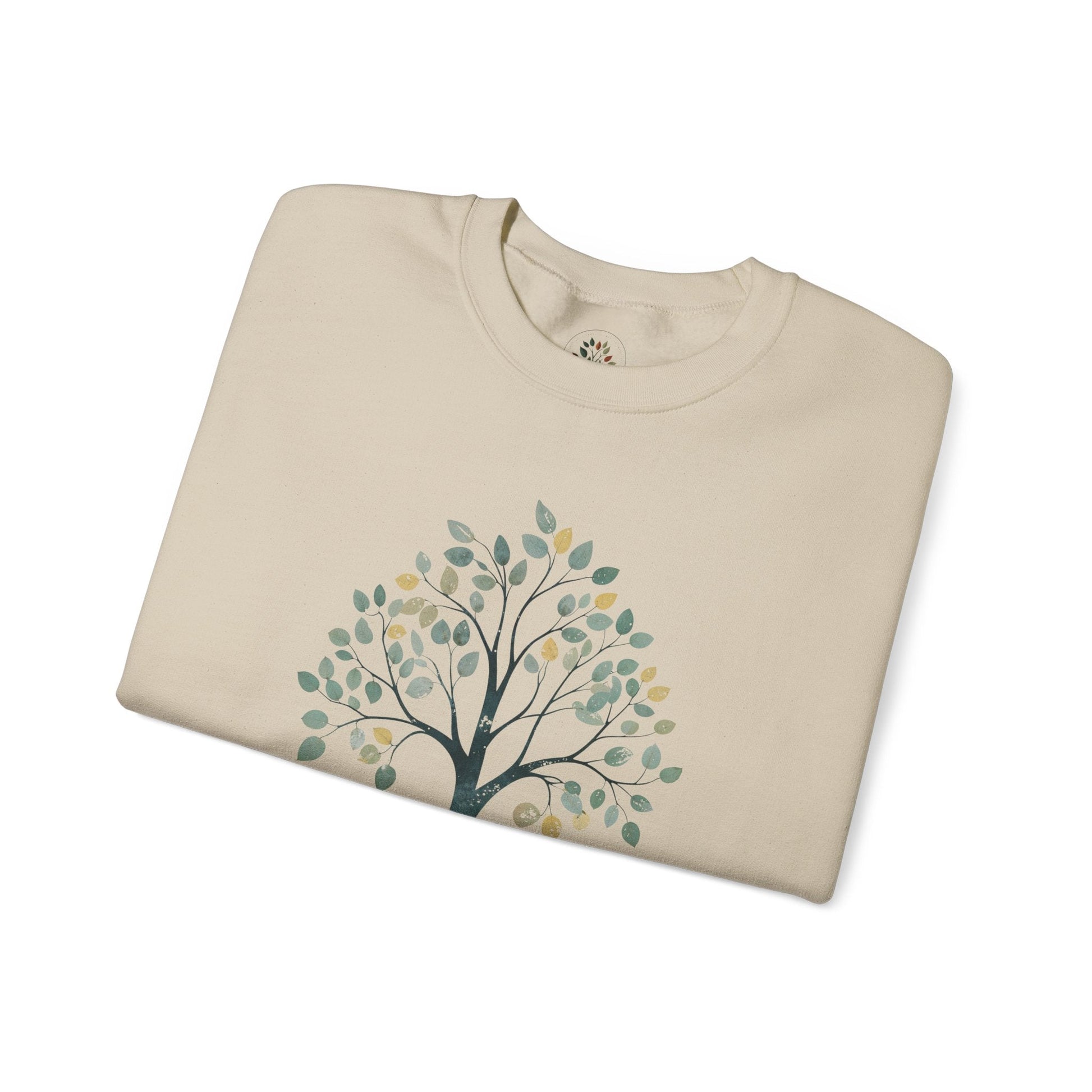 Sand | The Story Tree Sweatshirt, folded view