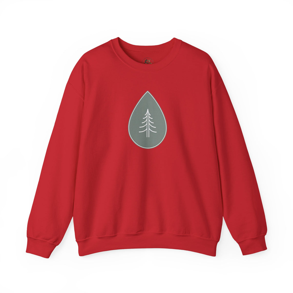 Red | Calm Drop Sweatshirt, front view