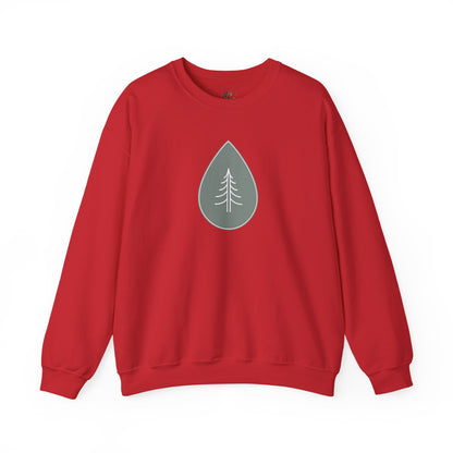 Red | Calm Drop Sweatshirt, front view