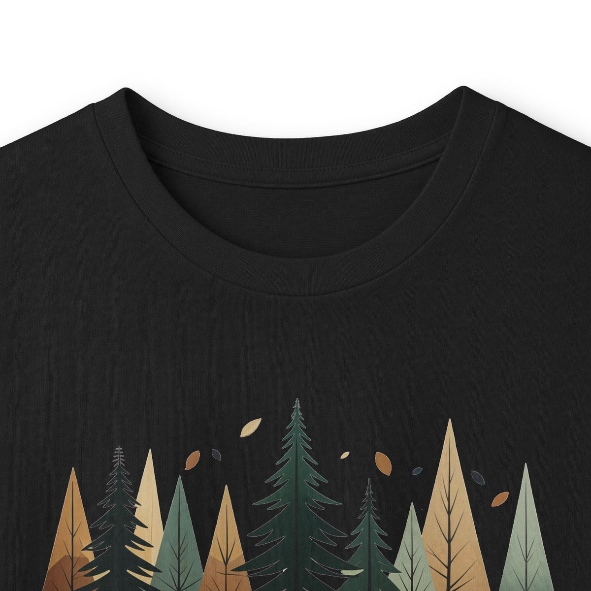 Black | Forest Rhythm Long Sleeve Tee, folded view