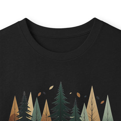 Black | Forest Rhythm Long Sleeve Tee, folded view
