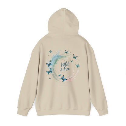 Sand | Wild & Free Hoodie, back view 2
