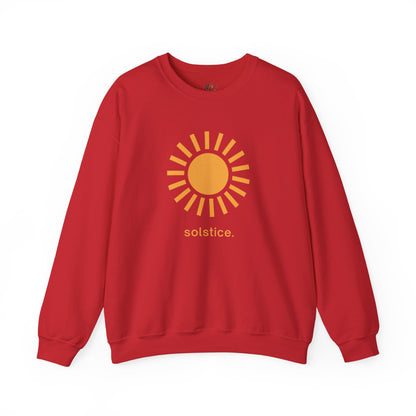 Red | Solstice Sweatshirt, front view