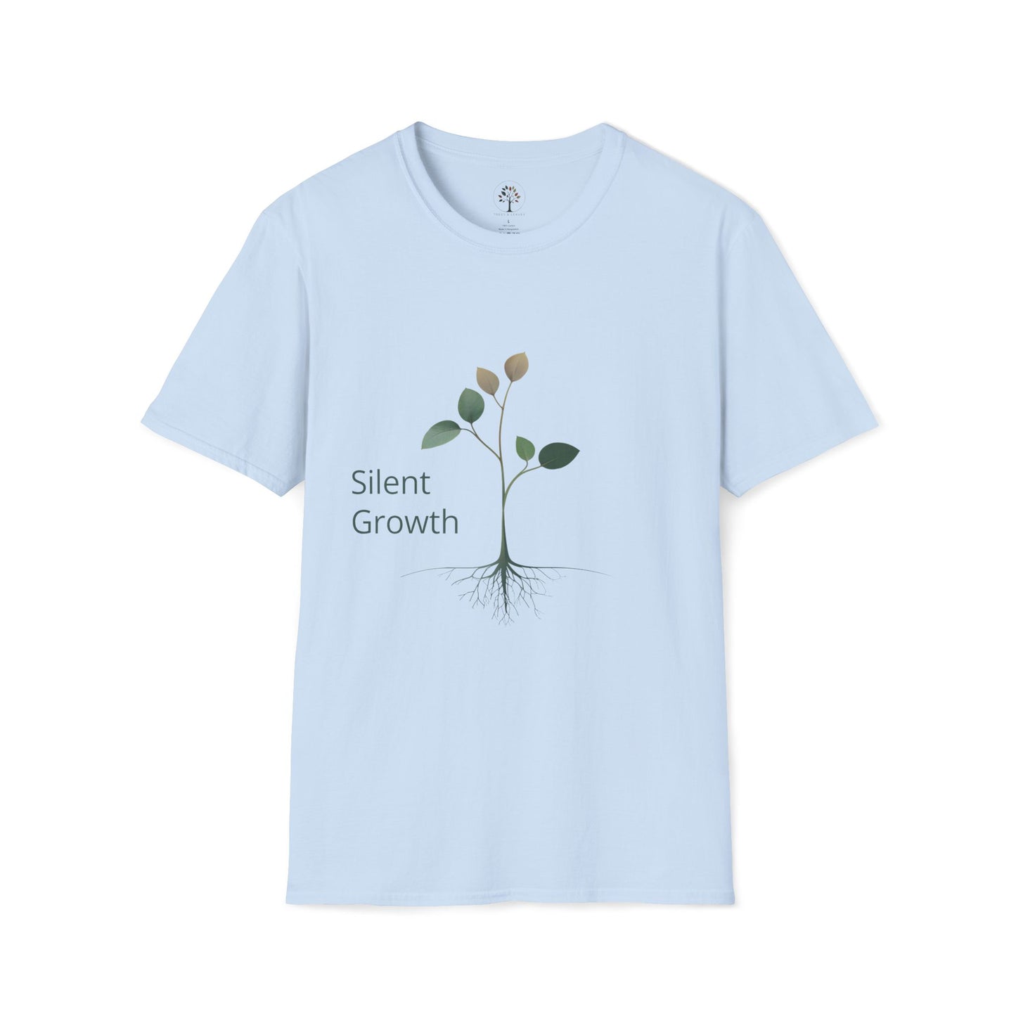 Light Blue | Silent Growth, front view