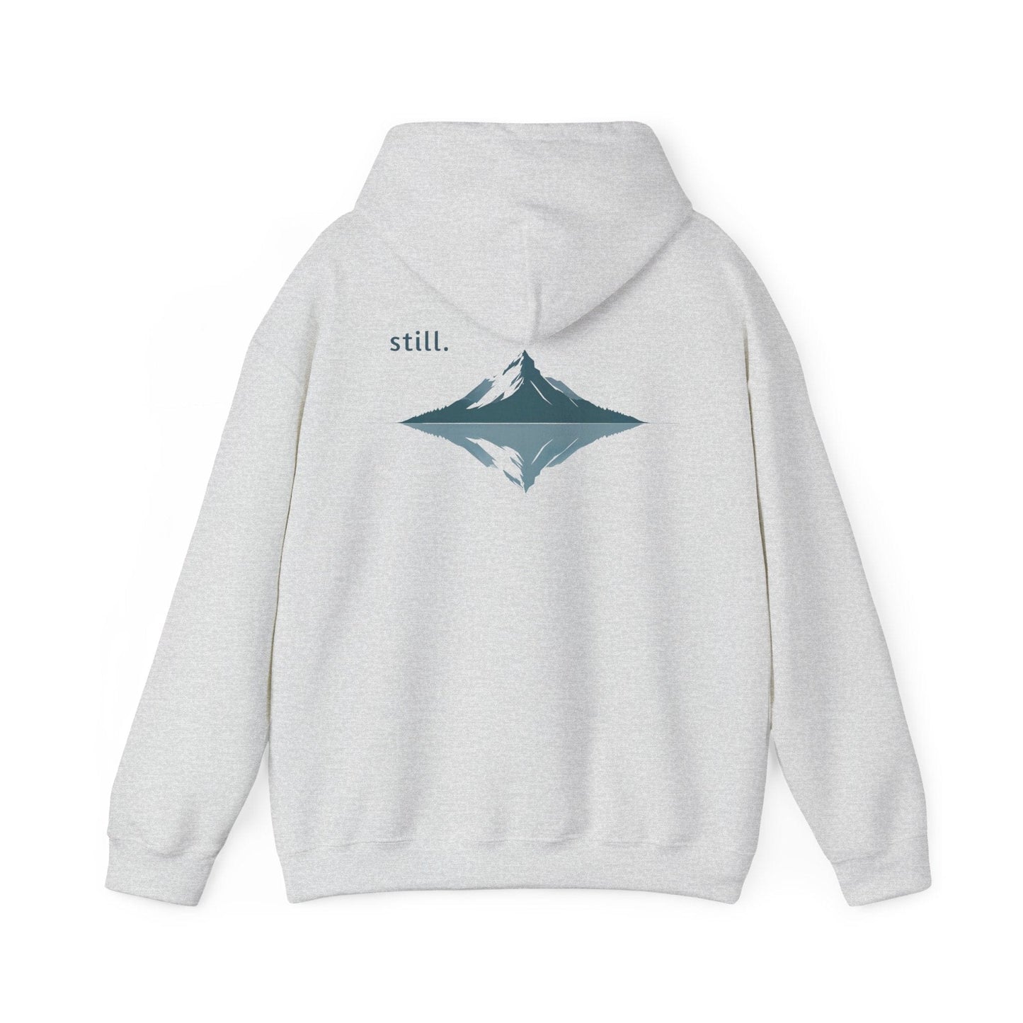 Ash | Still Hoodie, back design view