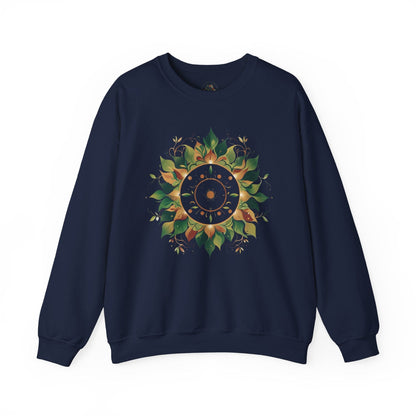 Navy | Solar Bloom Sweatshirt, front view