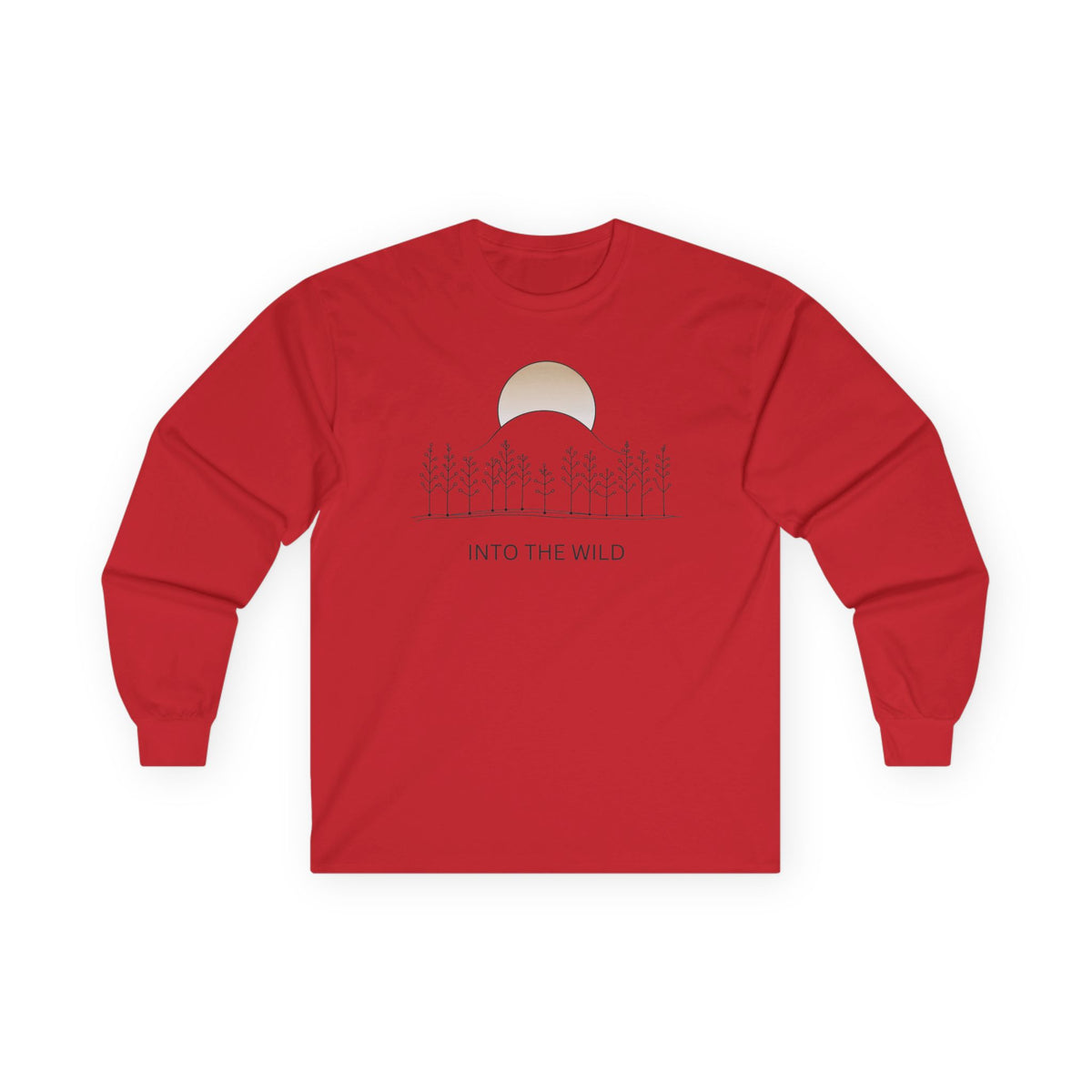 Red | Into the Wild Long Sleeve, front view