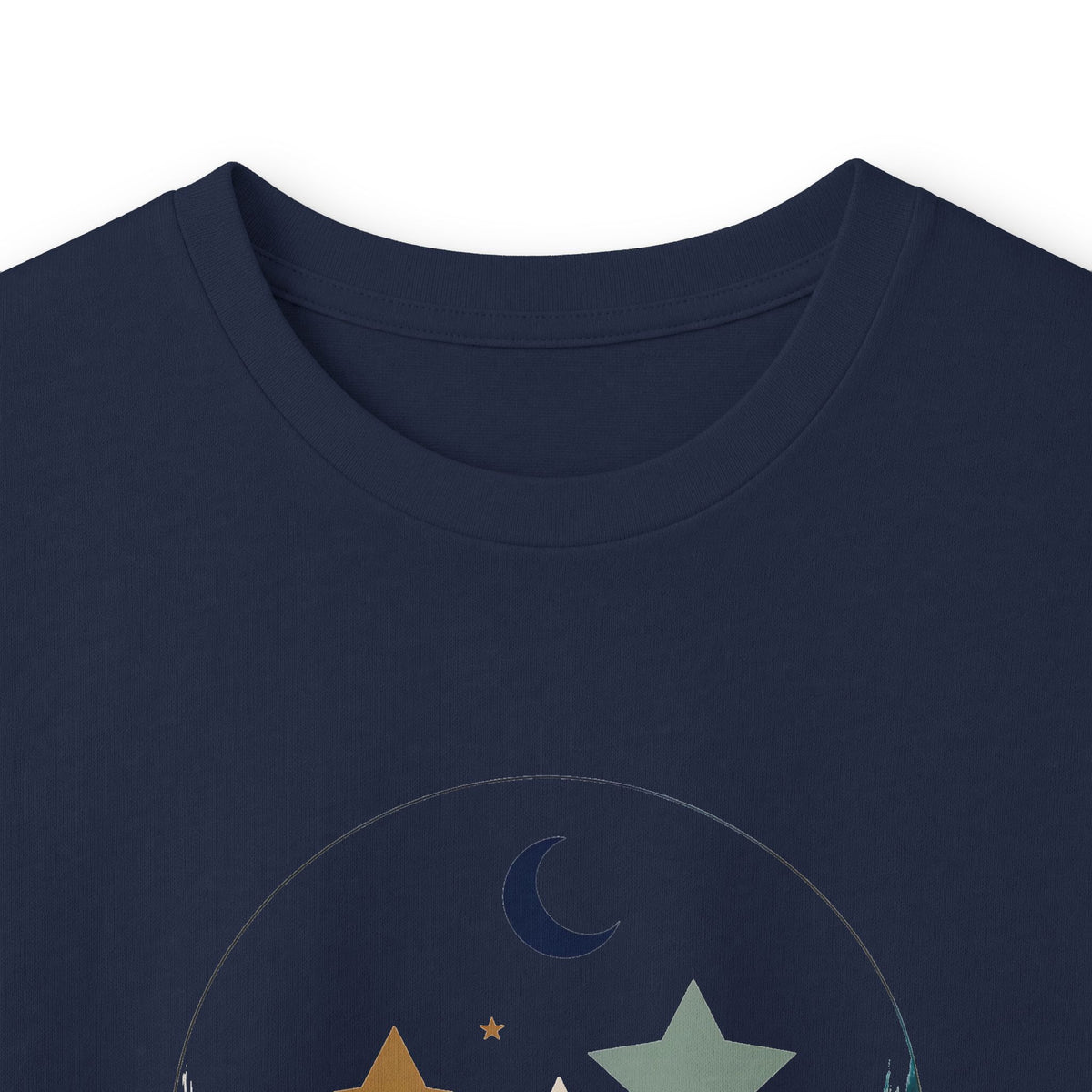 Navy | Rest Long Sleeve Tee, folded view