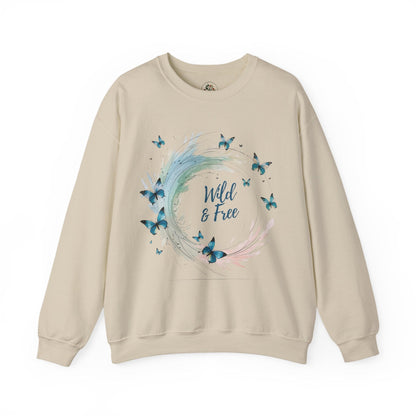 Sand | Wild & Free Sweatshirt, front view
