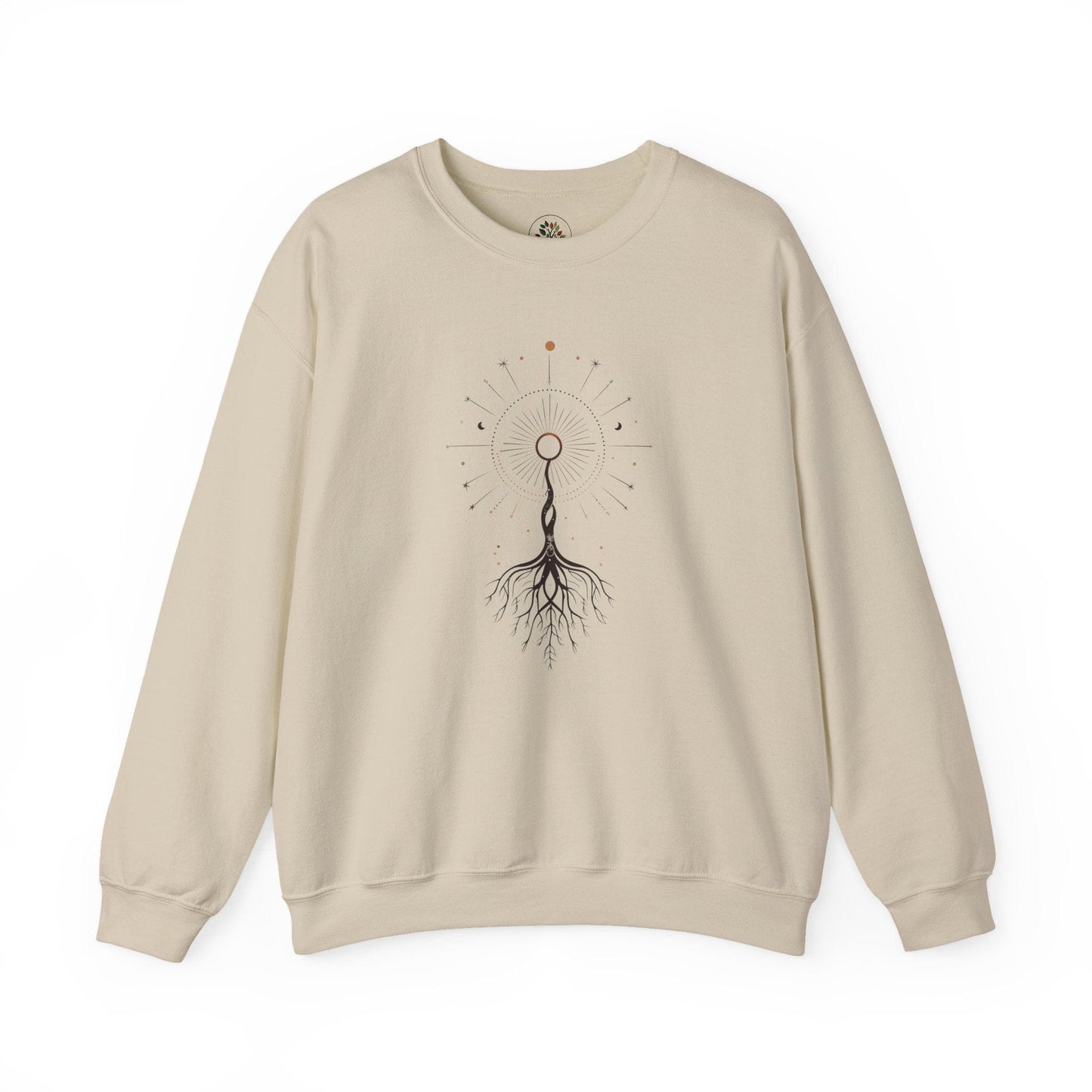Sand | The Cosmic Root Sweatshirt, front view