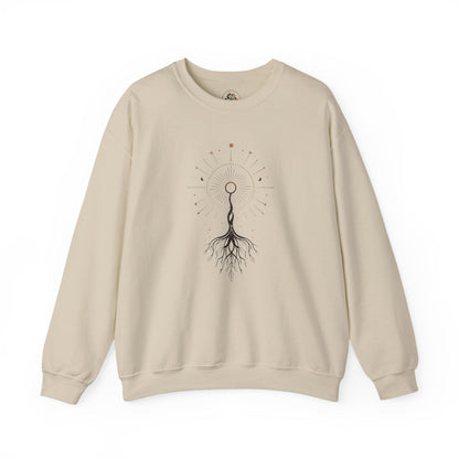 Sand | The Cosmic Root Sweatshirt, front view