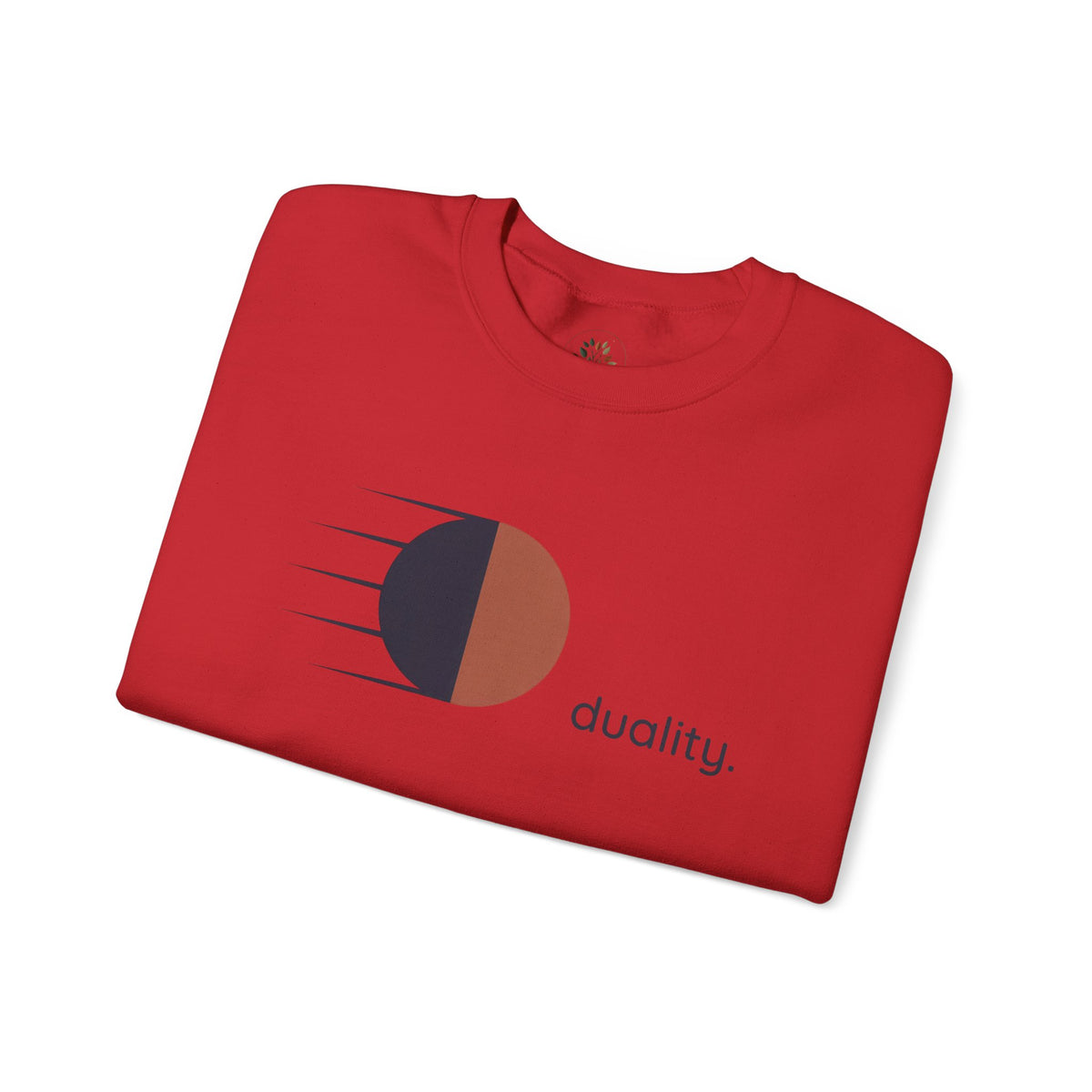 Red | Duality Sweatshirt, folded view