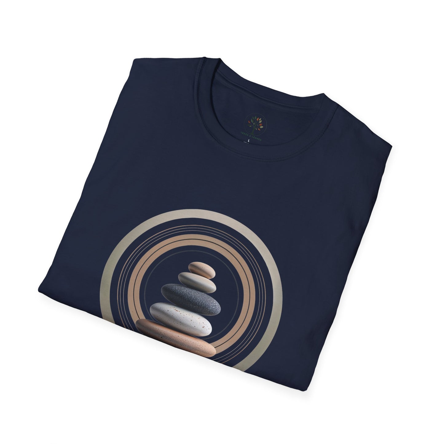 Navy | Echoes of Calm, folded view