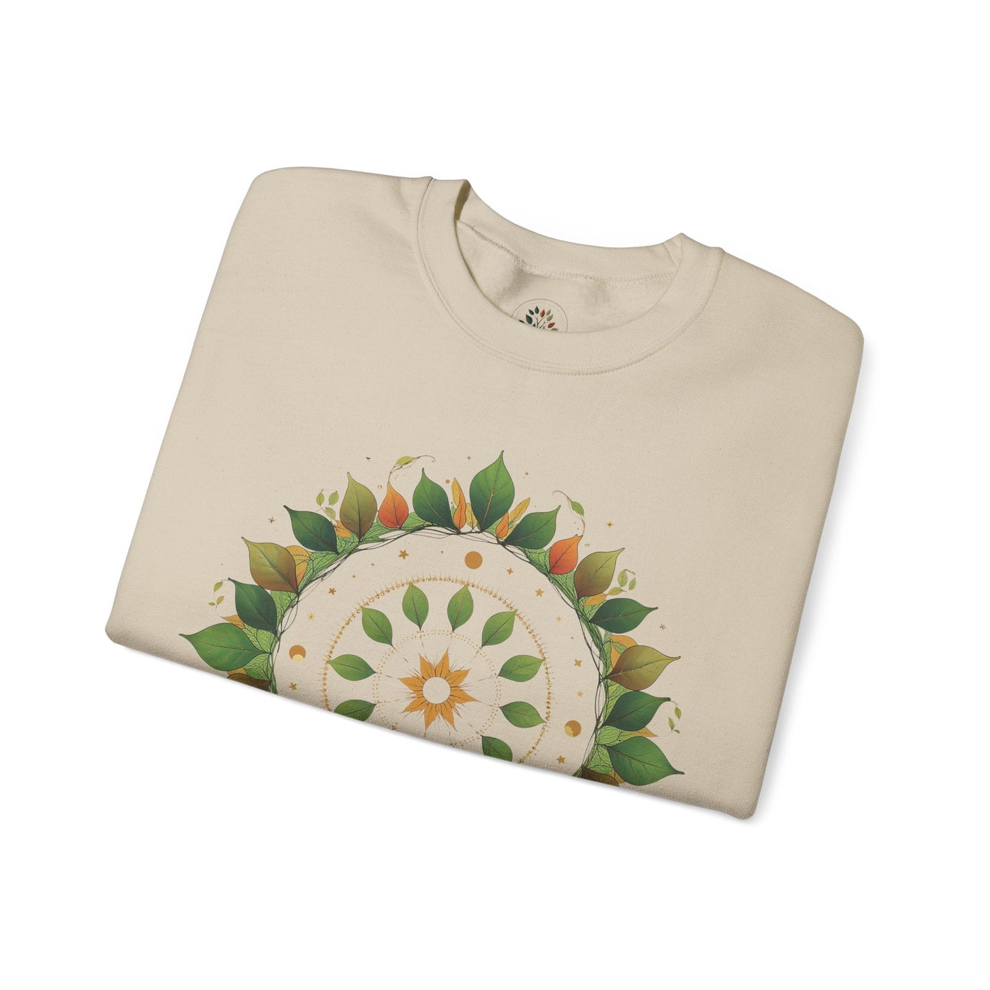 Sand | Celestial Growth Sweatshirt, folded view