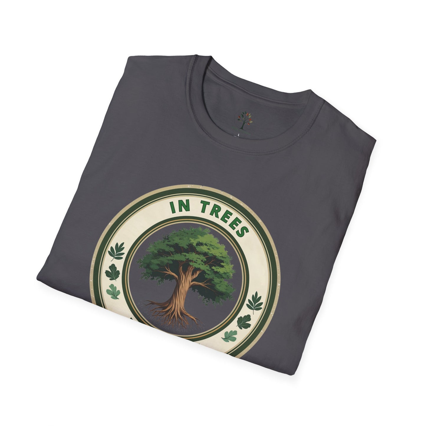 Charcoal | In Trees We Trust, folded view