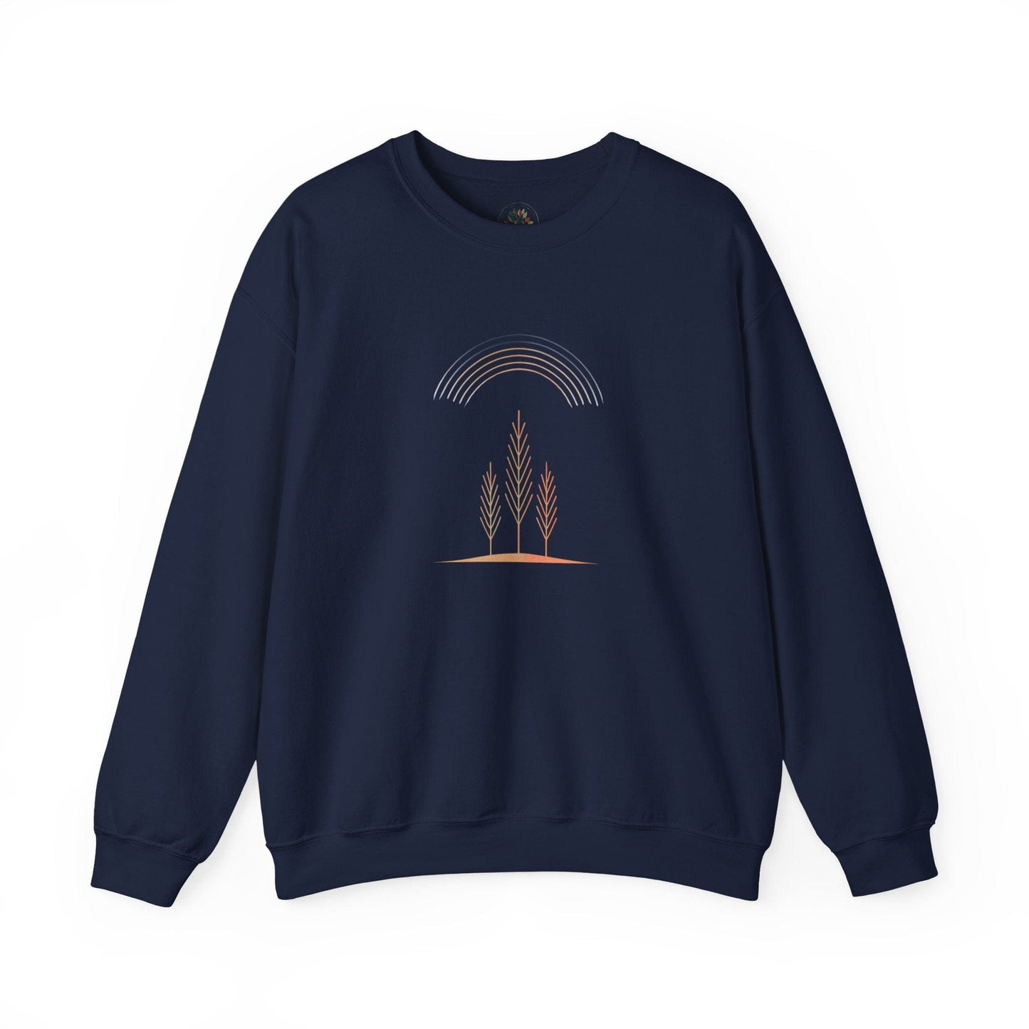 Navy | Quiet Arc Sweatshirt, front view