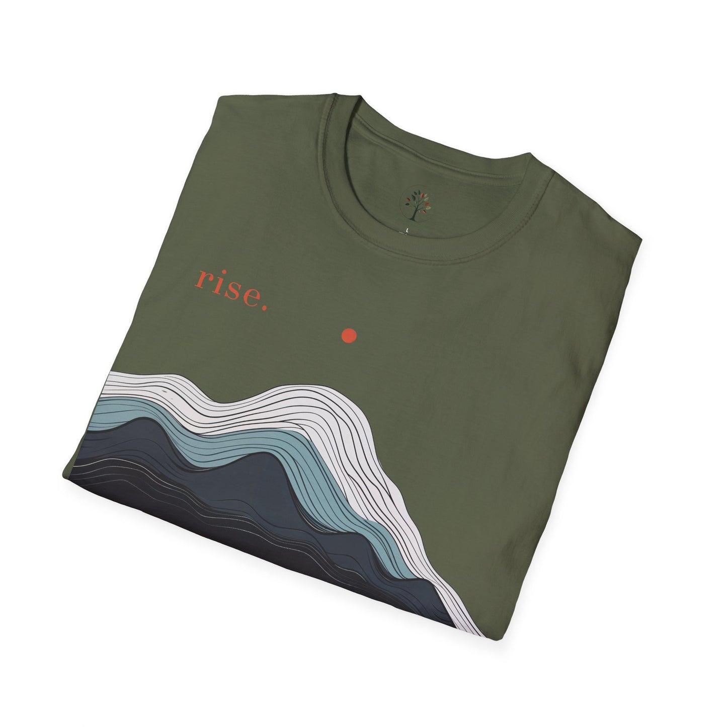 Military Green | Rise, folded view
