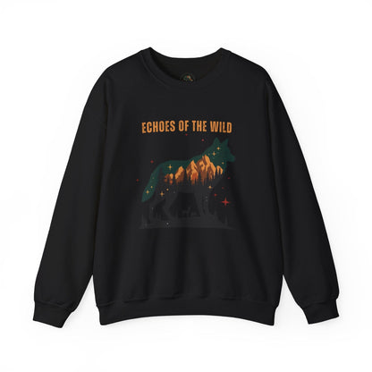 Black | Echoes of the Wild Sweatshirt, front view