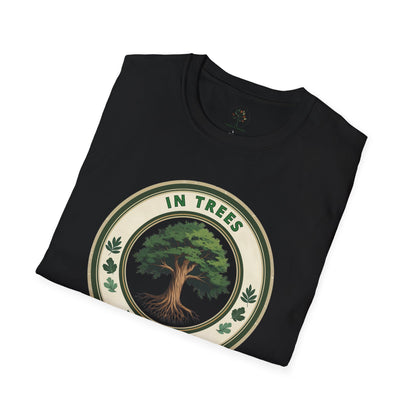 Black | In Trees We Trust, folded view