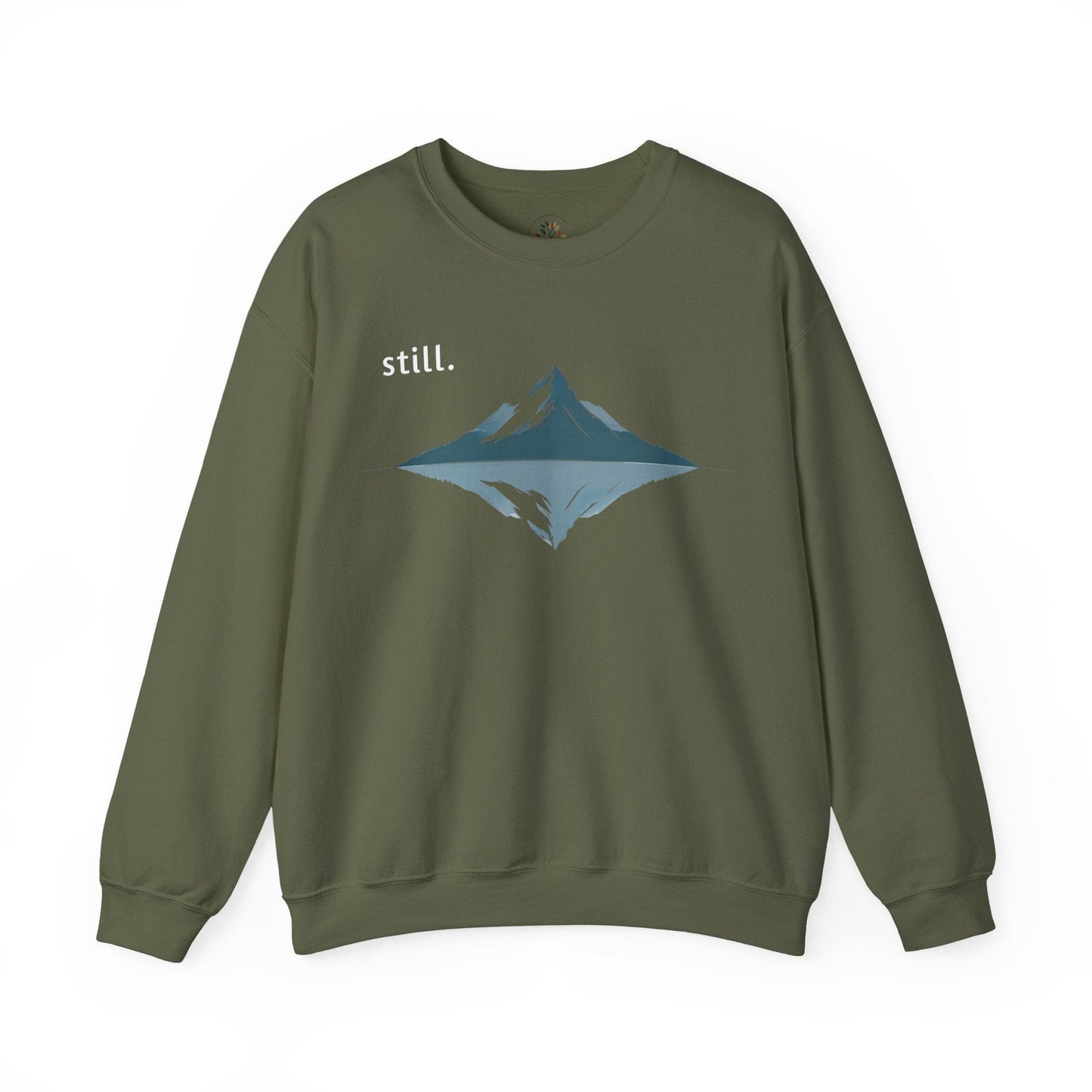 Military Green | Still Sweatshirt, front view