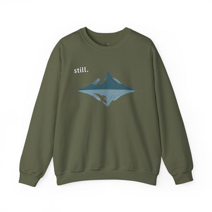 Military Green | Still Sweatshirt, front view