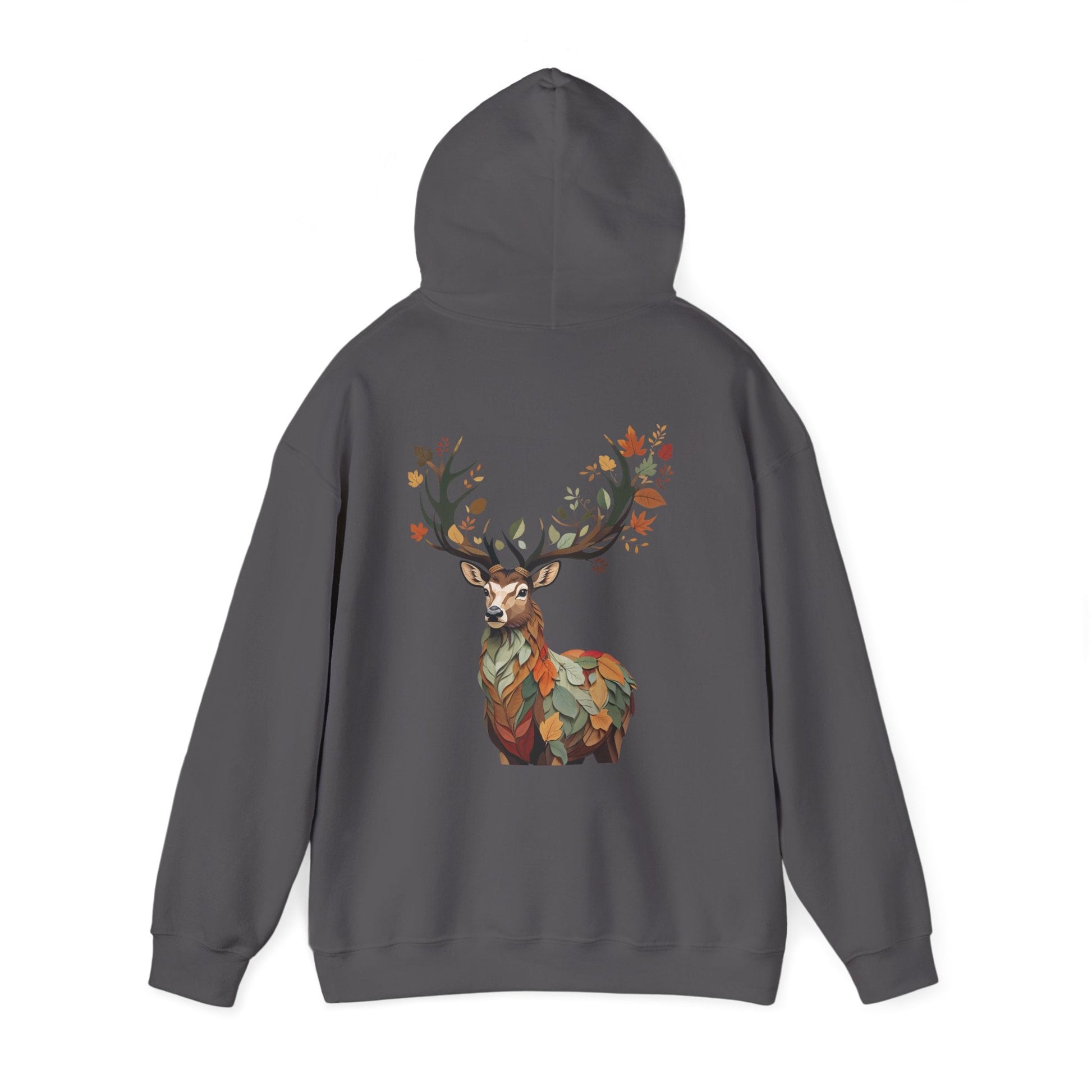 Charcoal | Nature`s Guardian Hoodie, back view 2