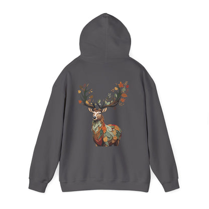 Charcoal | Nature`s Guardian Hoodie, back view 2