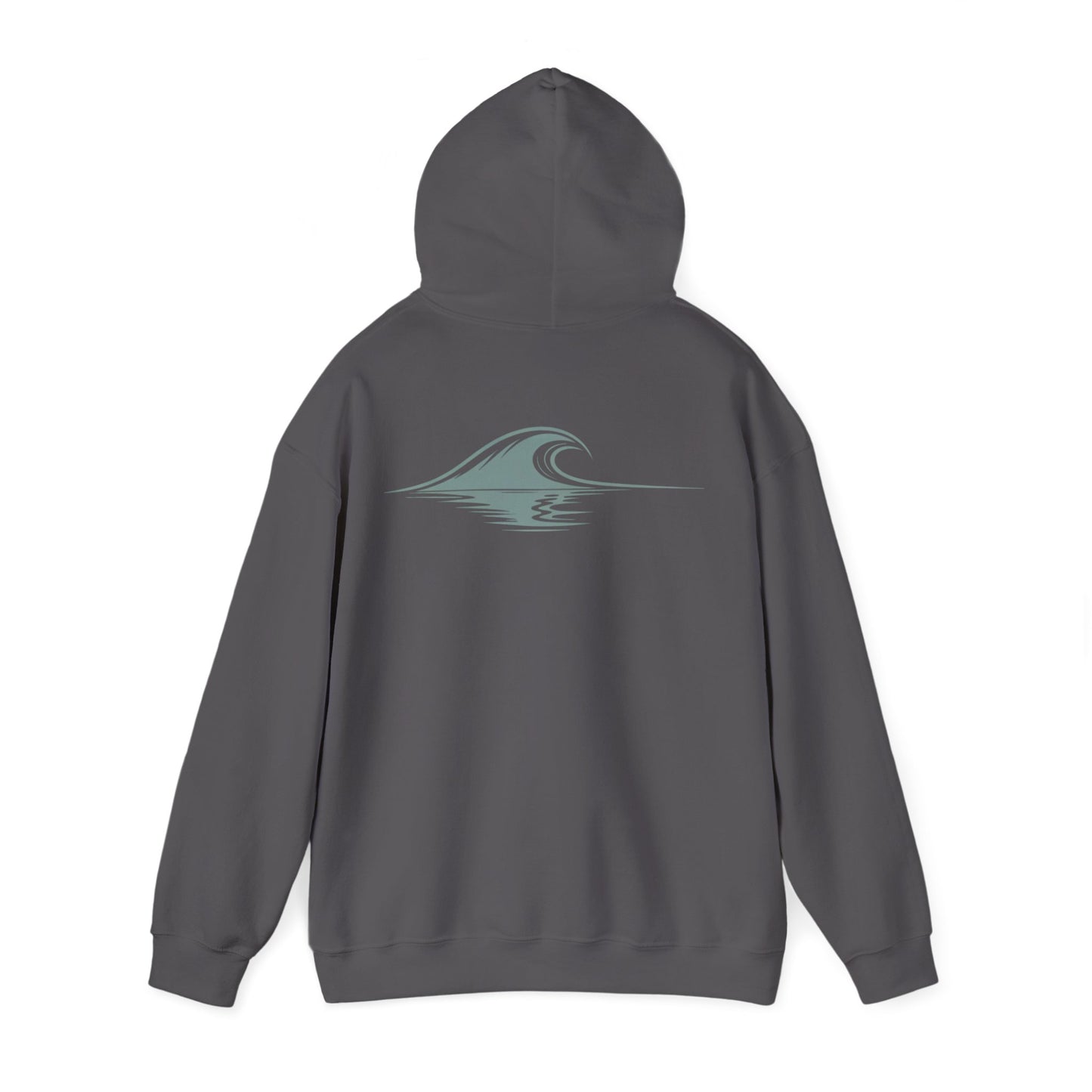 Charcoal | Drifted Hoodie, back view 2
