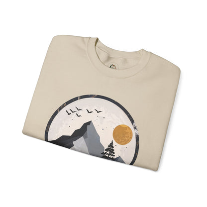 Sand | Whispering Heights Sweatshirt, folded view