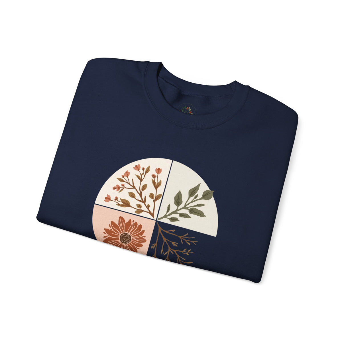 Navy | Turn Sweatshirt, folded view